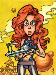 barbarella caricature by stan stanton